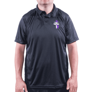 The Cross of North Alabama Polo - Black