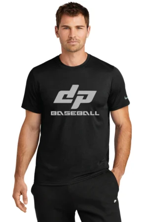 Diamond Pro Baseball - Black Nike Swoosh Sleeve Legend Tee