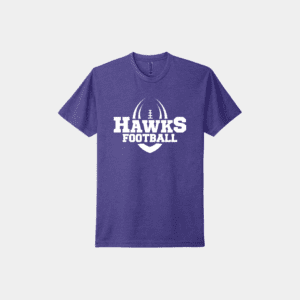 Danville Hawks Football T-Shirt - Purple